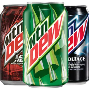 Mountain Dew soft drinks