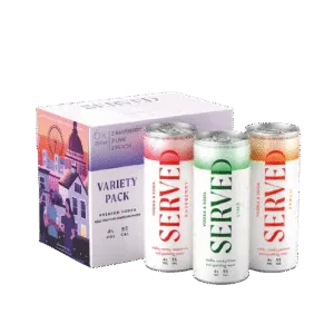 Served Seltzer Drink