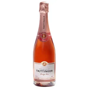 Taittinger rose champagne