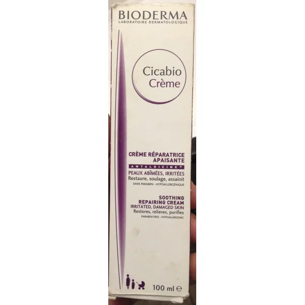 Bioderma Cicabio crème in 100 ml retail packaging
