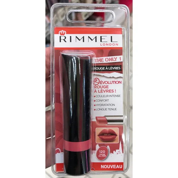 Rimmel London The Only 1 Rouge à lèvres 120 in 3.4 g retail packaging