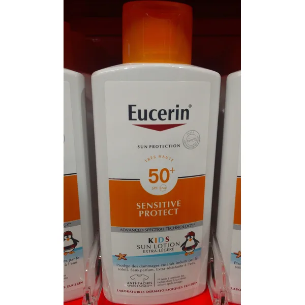Eucerin Lotion Sun Protection kids SPF 50+ in 400 ml retail packaging