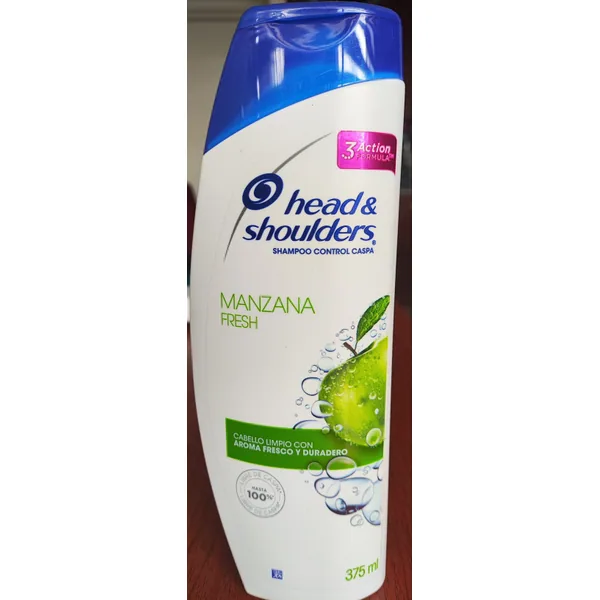 Head & Shoulders Shampoo Manzana Fresh in 375 ml retail packaging