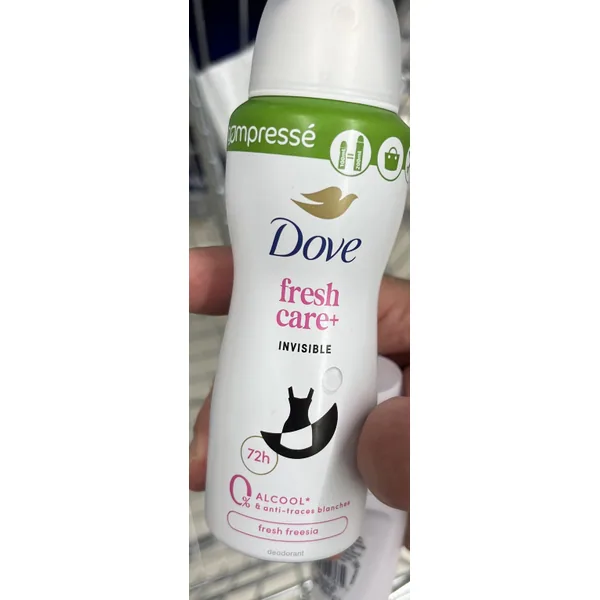 Dove Fresh Care Invisible in 100 ml retail packaging